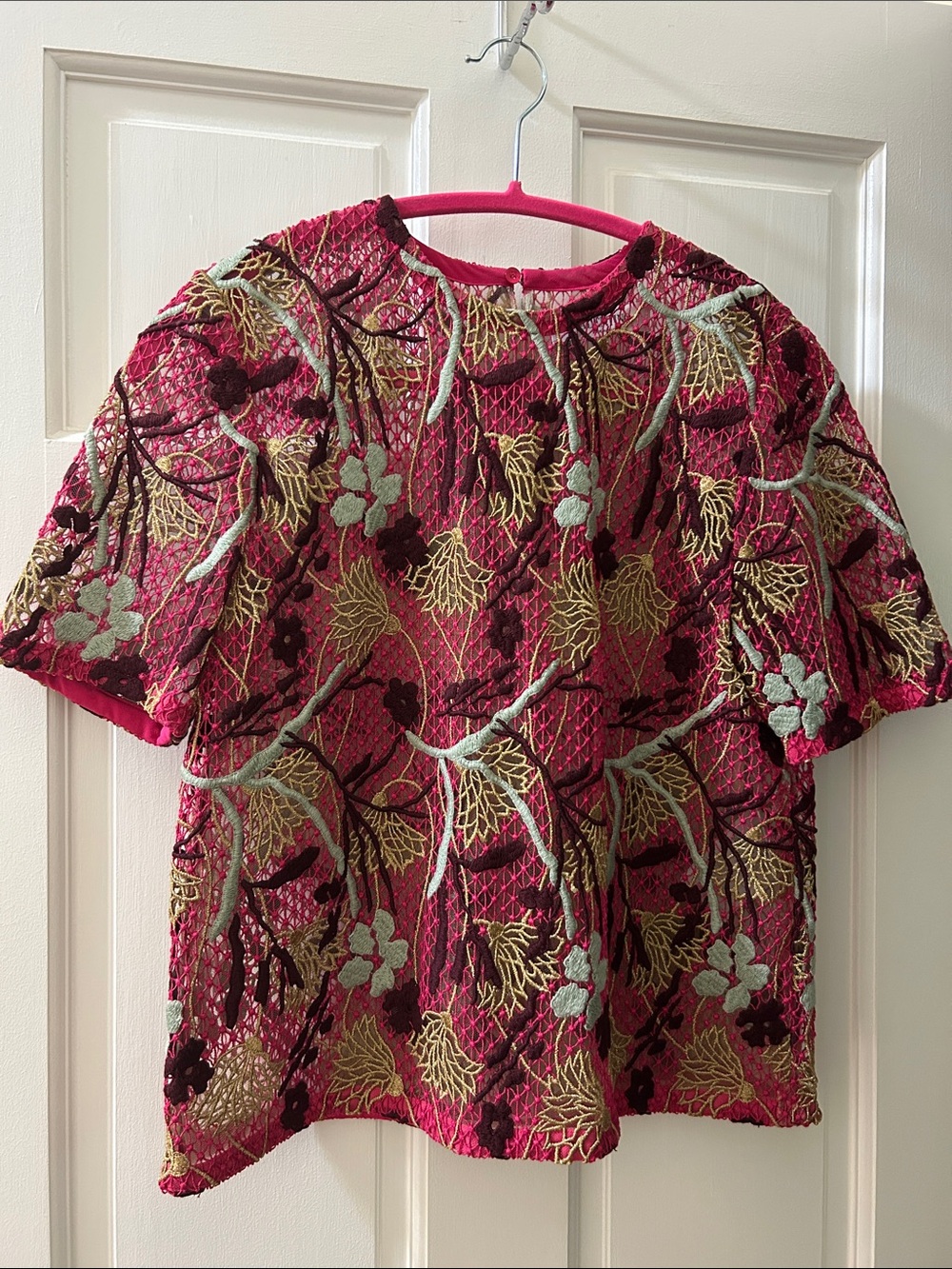 Floral Embroidered Top by Valentino